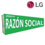 Gabinete con Lona Razon Social